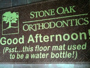 Floor mat at Stone Oak Orthodontics in San Antonio TX