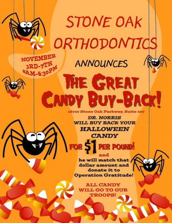 Stone Oak Orthodontics 2014 Candy Buy Back