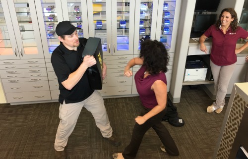 Self Defense Class at Stone Oak Orthodontics in San Antonio