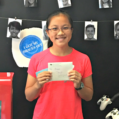 Geography Quiz Winner at Stone Oak Orthodontics in San Antonio